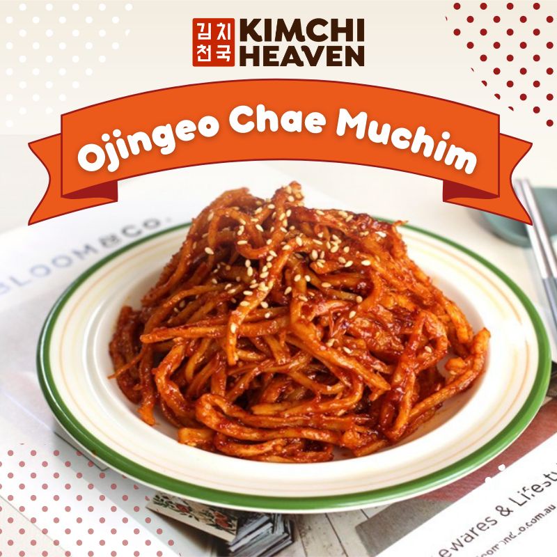 

Ojingeo Chae Muchim 100g Kimchi cumi kering Juhi Pedas Manis Makanan Korea Korean Food Kfood Kimchi Korea Halal Import Korea Cumi Asin Kimchi Heaven