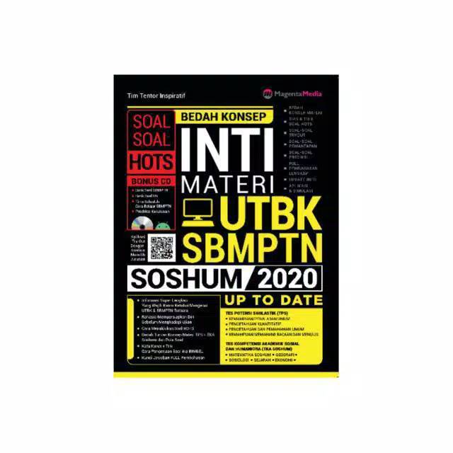 Buku Bedah Konsep Inti Materi UTBK SBMPTN Soshum 2020/MagentaMedia [Or