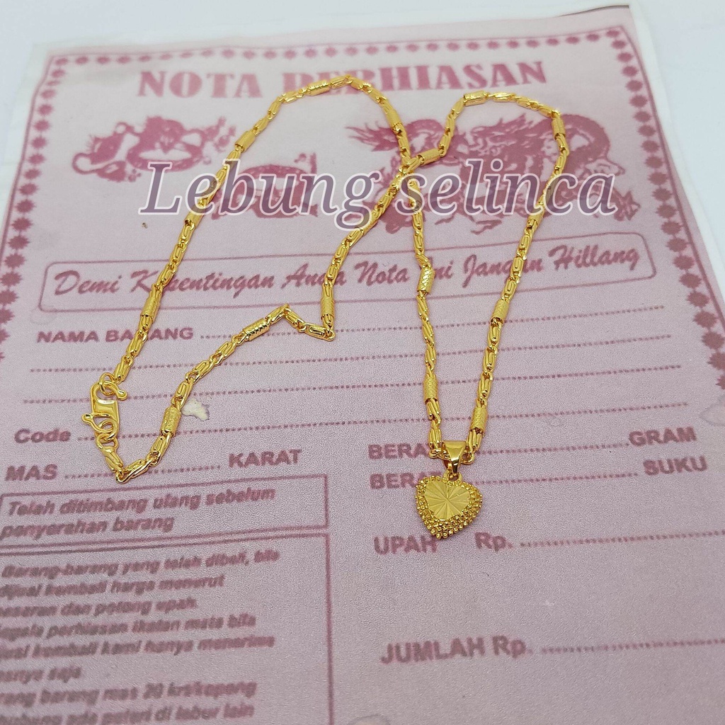 kalung terbuat dari koin asli tahun 1991-1994,kalung emas dewasa model terbaru, perhiasan titanium asli anti luntur 24 karat,kalung mirip emas 3 gram asli,kalung berlapis emas 24 Karat,kalung wanita import,kalung emas wanita dewasa 2.0 gram asli.