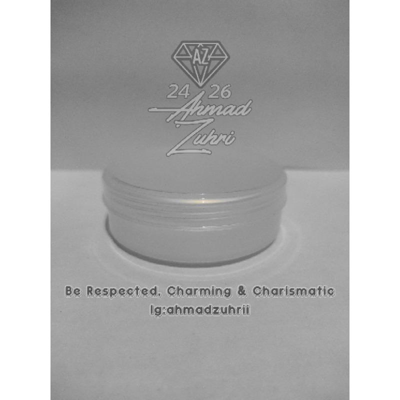 Pot Lulur 100gr Transparan - Pot Lulur 100 gr Bening