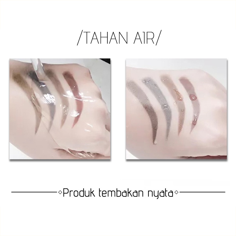 Automatic Pensil Alis Bercabang Empat Eyebrow Pencil Tahan Air PigmenOriginal 4 Warna