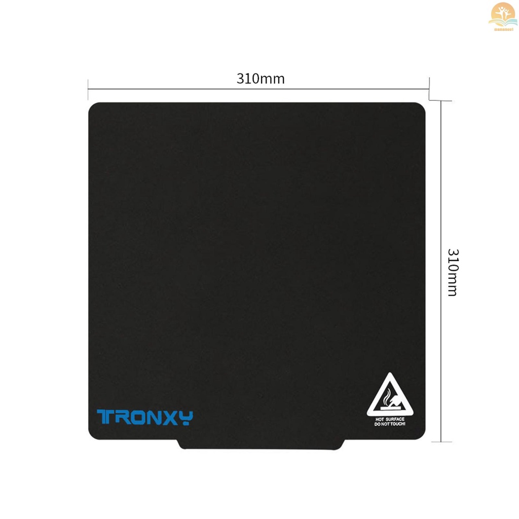 Tronxy Magnetic Build Surface Plate Sticker Pad Ultra-Flexible Removable 310x310mm Compatible with 310mm 3D Printer Hotbed Heated Bed