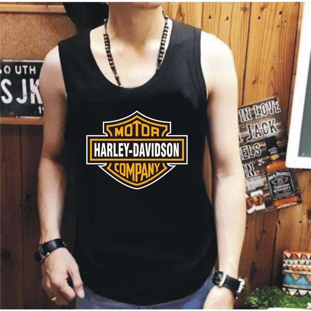 Bisa COD / Asgard777 - SINGLET MOTIF COMPANY HARLEY / kaos cowok / kaos singlet / kaos dalem singlet cowok