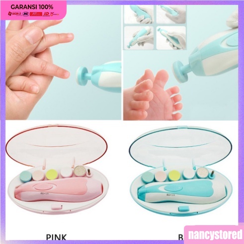 Baby Automatic Nail Trimmer / Gunting Kuku Bayi / Pemotong Kuku Bayi Clippers Set Tool