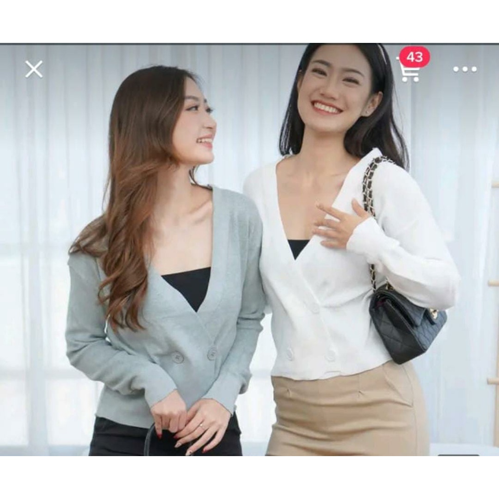 OUTER MONICA RAJUT PREMIUM HALUS