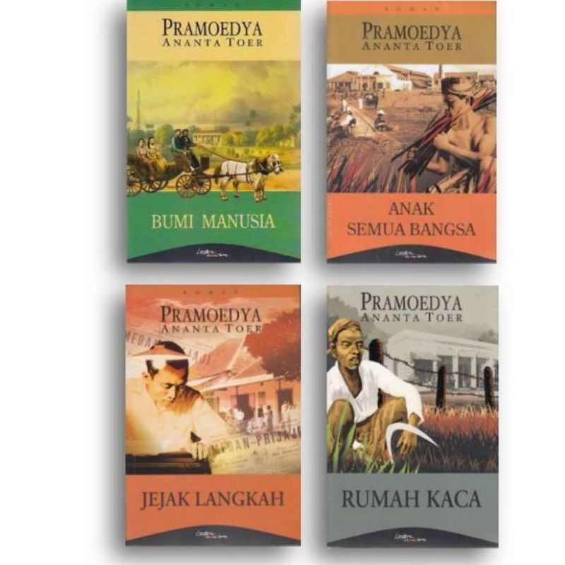 Paket 4 Buku TETRALOGI PULAU BARU - Pramodya Ananta toer