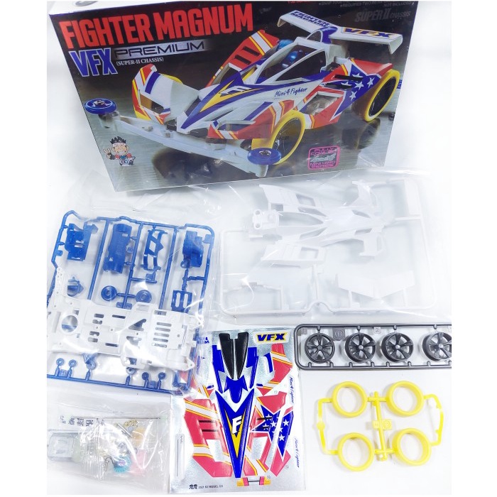 Mini 4wd Merk Ruize Fighter Magnum Premium Super 2 Chassis