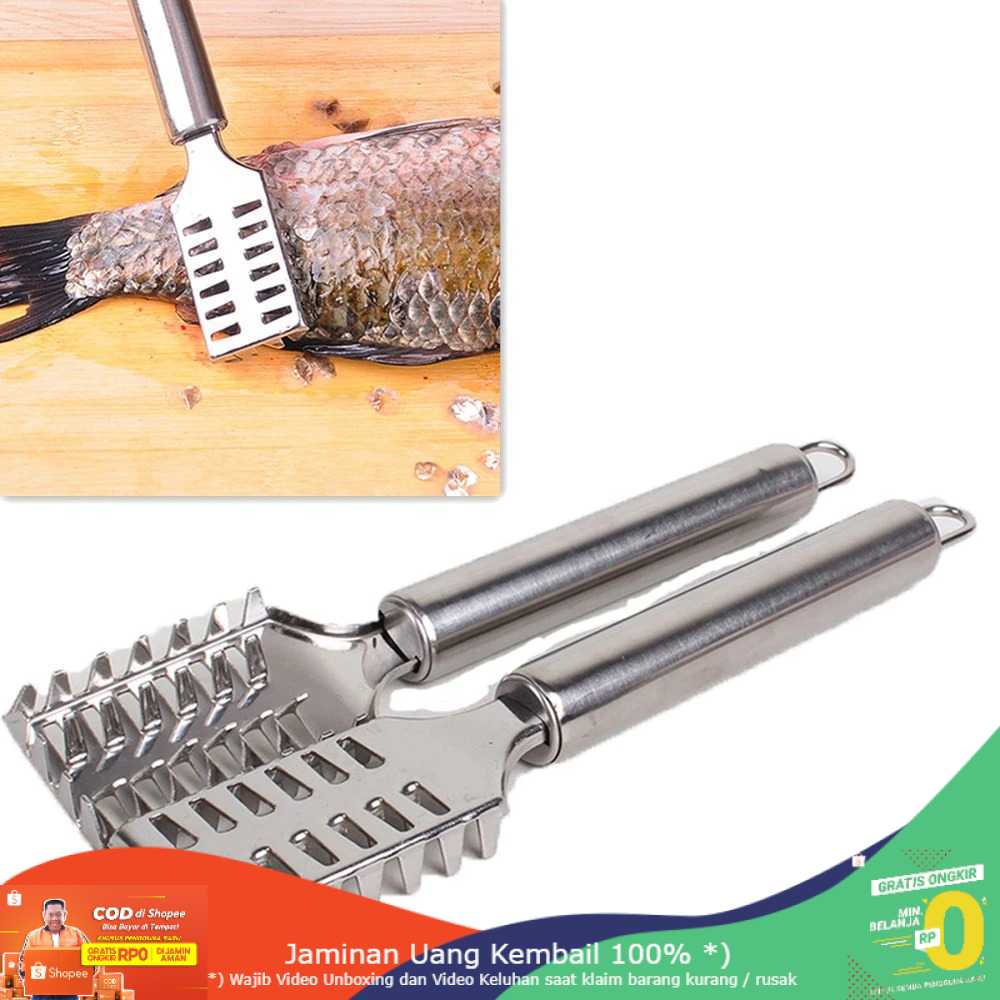 (BISA COD) RVOSTR  Peeler Pisau Pengupas Sisik Ikan Fish Skin Scraper - FKW30