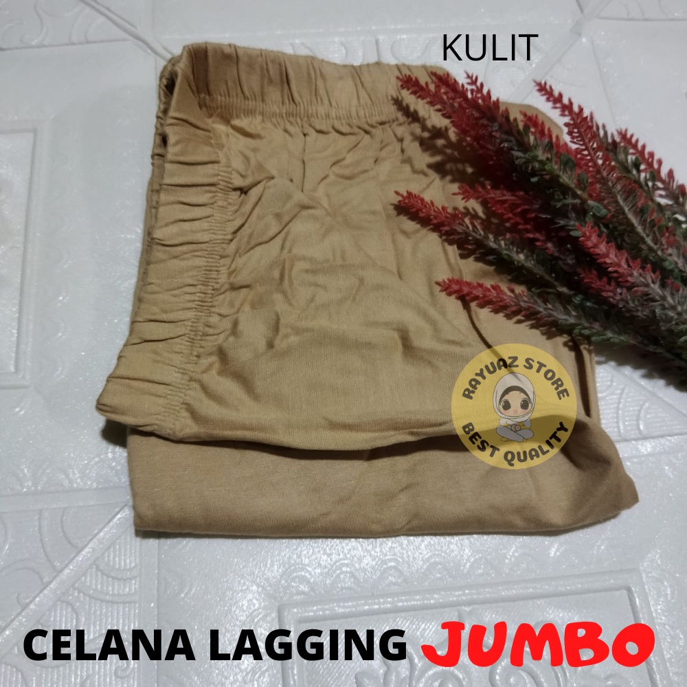 Celana Lagging Panjang Jumbo Wanita Dewasa Bahan Rayon Super