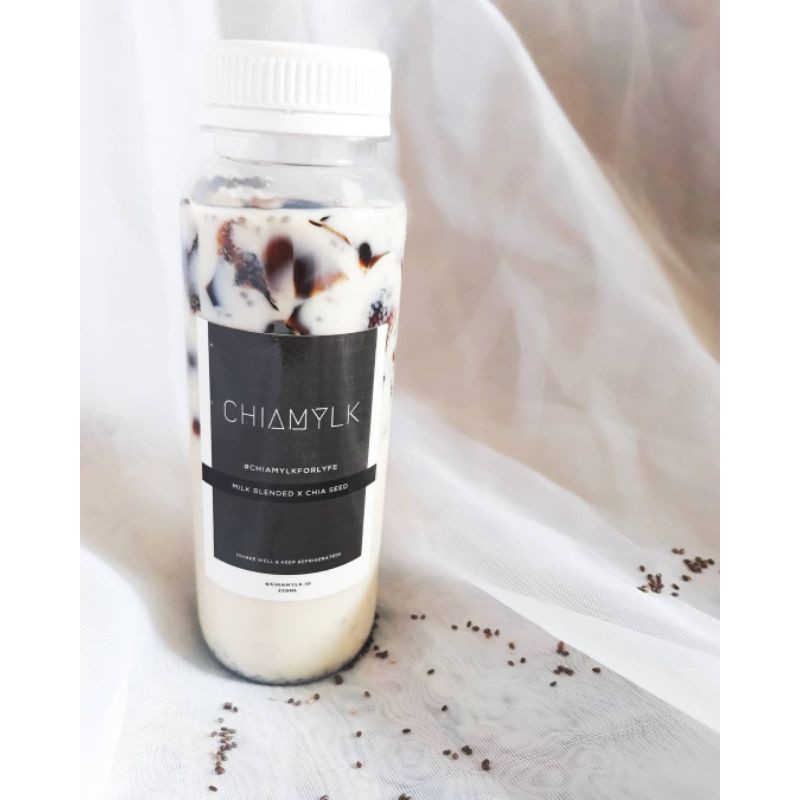 

CHIAMYLK BATE BATE MILKY WHY - GRASS JELLY FRESH MILK X CHIA SEED