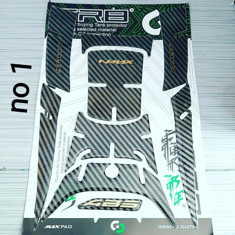 TANKPAD NMAX 2020 ABS, stiker timbul nmax new