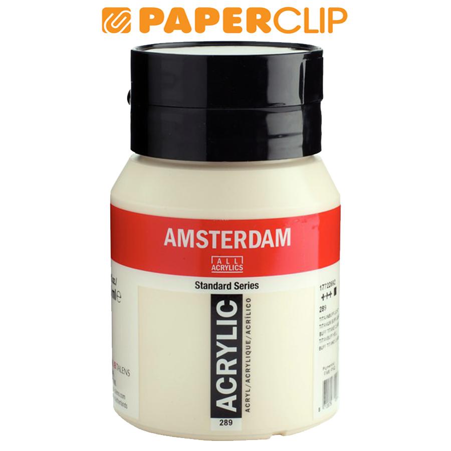 

CAT ACRYLIC AMSTERDAM 17722892AAC 500ML S1 TITANIUM BUFF LIGHT