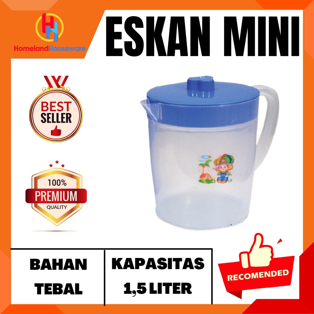 (SIAP KIRIM) ESKAN MINI BHL NATURAL/ ESKAN TRANSPARAN