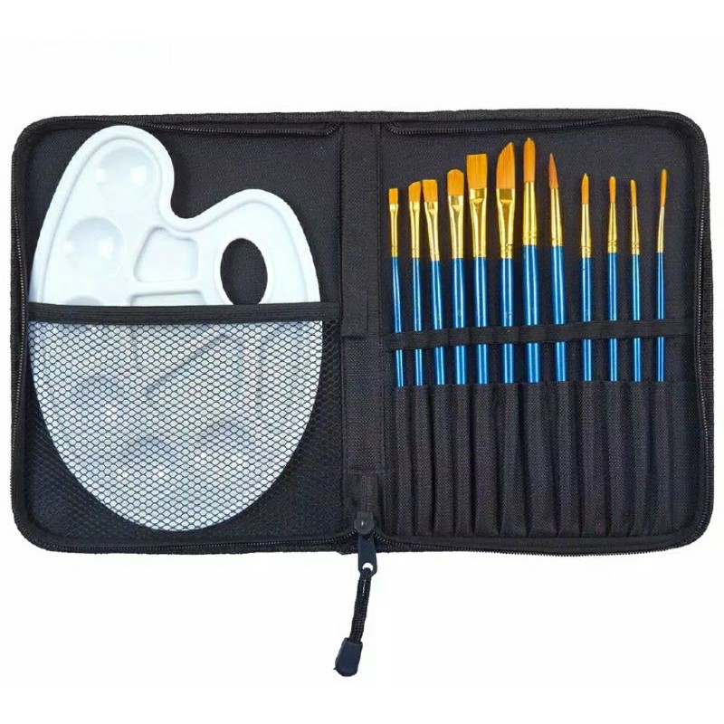 Kuas Set + Palet Cat Joyko Brush Set BRS-7