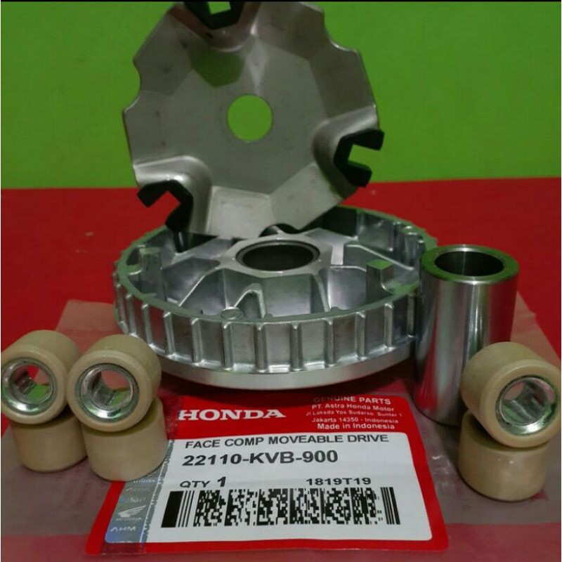 RUMAH ROLLER ASSY / LOLER HONDA VARIO 110 KARBU KVB SATU SET
