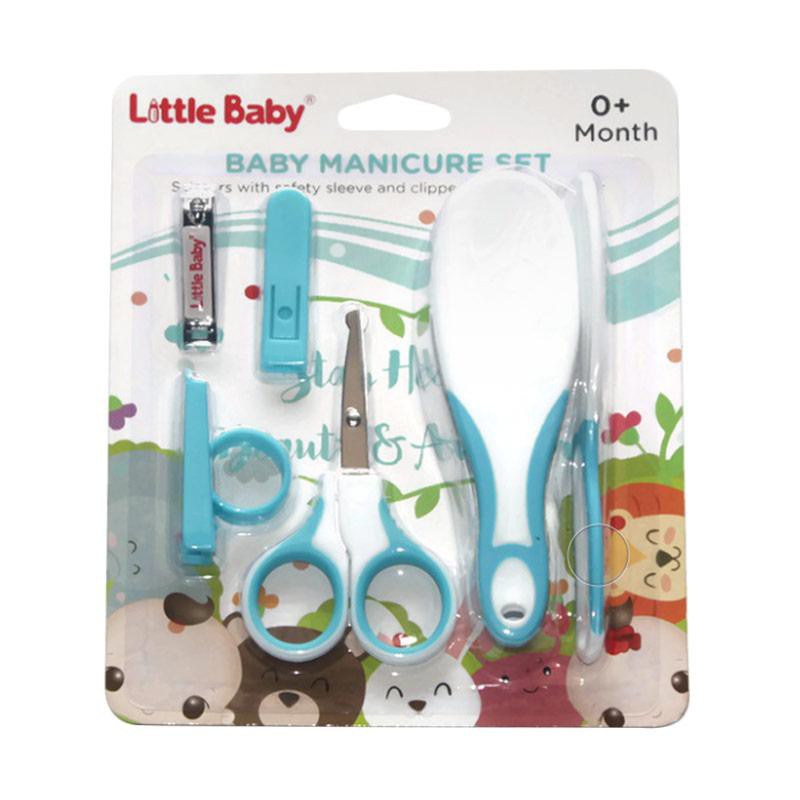 Little Baby MANICURE SET Sisir Nail Clipper Gunting Kuku Bayi 6IN1 - Kemasan TERbaru !