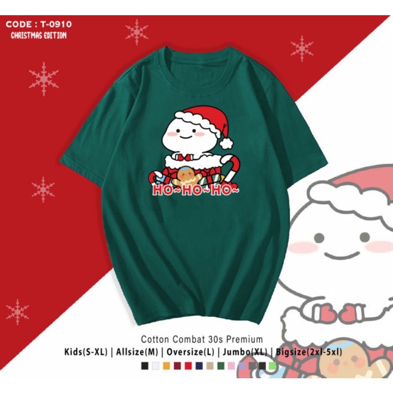 KAOS NATAL PENTOL SANTA/KAOS KATUN EDISI NATAL PENTOL