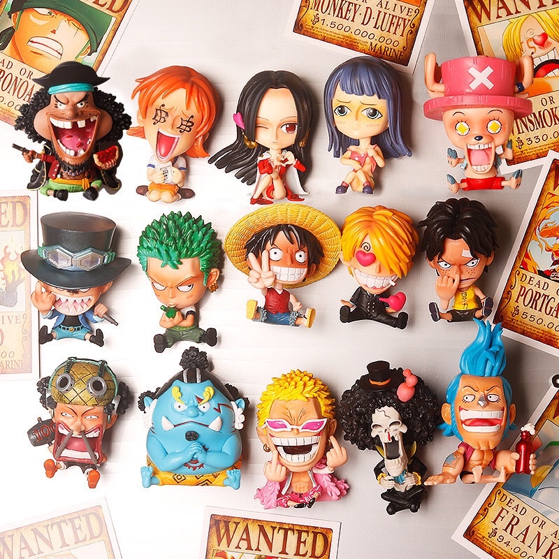 Action Figure One Piece Lucu 14 Gaya Q Action Figure Karakter Luffy Zoro Ace Robin Chopper Hancock Untuk Koleksi Penggemar