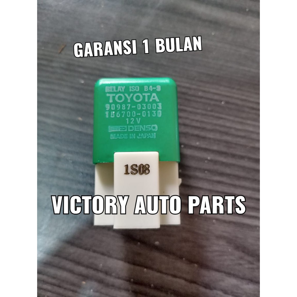 Relay fan kipas relay fuse box Toyota corolla great 4 kaki 90987-03003 ORI COPOTAN