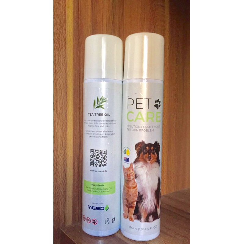 Pet Care Tea Tree Oil Spray 100ml. ​