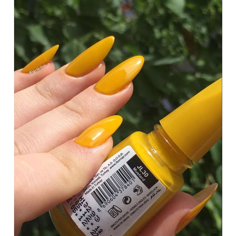 [ JL30 MUSTARD ] Kutek FLORMAR Kutek Halal Cat Kuku Kuning Kunyit Non Peel Off Nail Polish