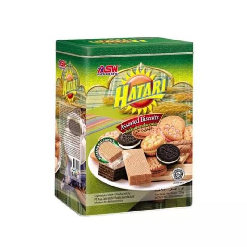 Hatari Assorted Biscuits Kaleng 650g