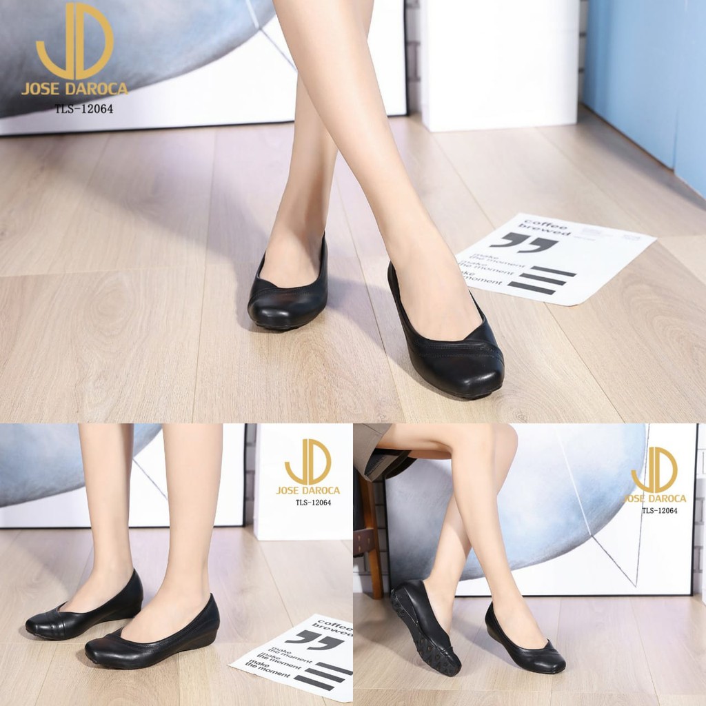 JOSE DAROCA Sepatu Flat Shoes Kulit #TLS-12064# Original