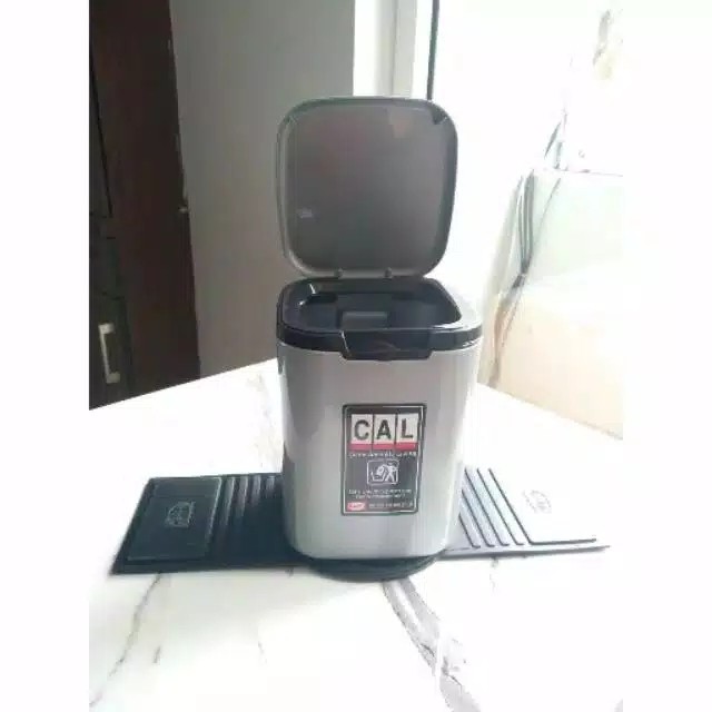 Tong Sampah Tempat  Sampah Mobil  abu abu Murah  Shopee 