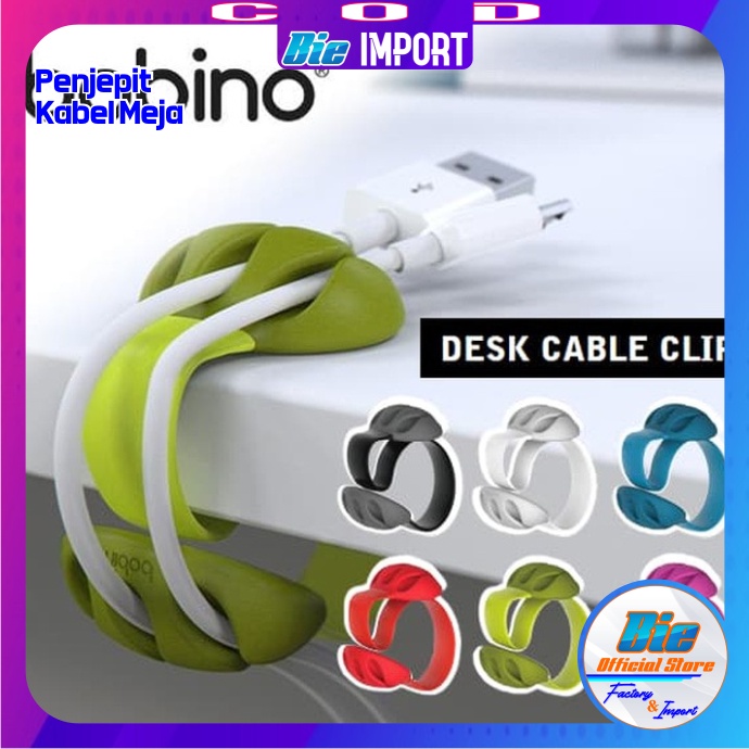 Penjepit Kabel Meja 3 in 1 Simple Impor Best Seller