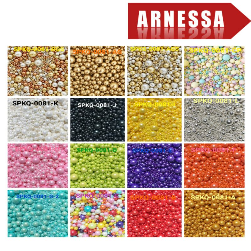 

Edible Sprinkles sprinkle sprinkel 30 gram mutiara campur mix size manik kue topper cake silver gold pink hitam hijau biru ungu luster dust alas adonan fondant spuit cutter monstera pearl beads paket dekorasi kue serbuk emas gold flakes 24k