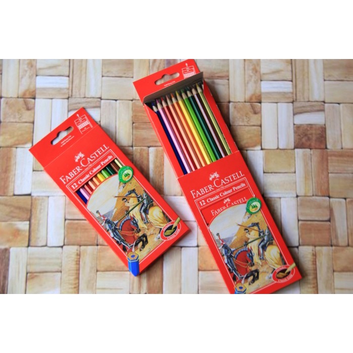 

Bergaransi Pensil Warna Faber Castell 12 Warna Long Trendi