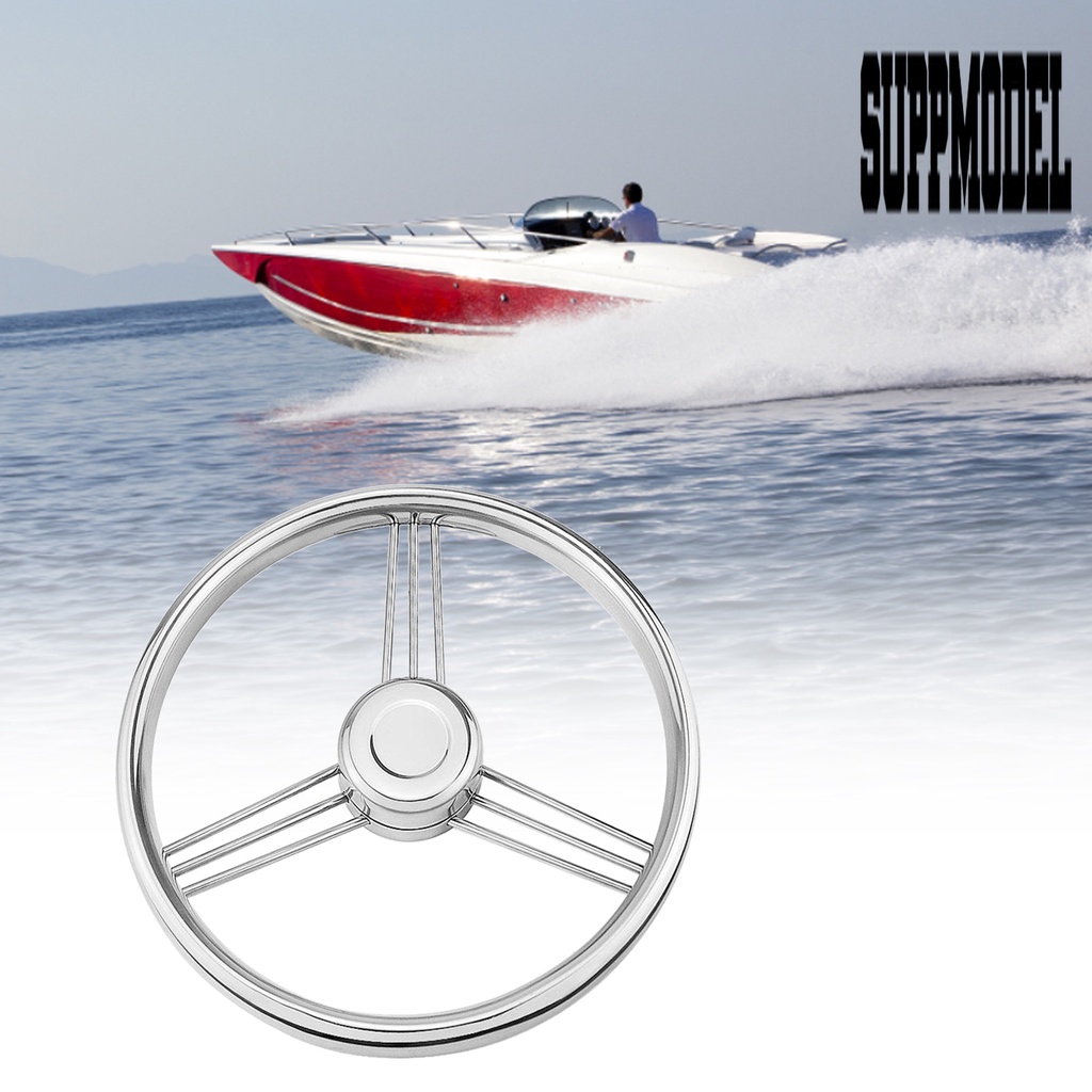 Cover Stir 9 Jari-Jari Bahan Stainless Steel Warna Silver 13.5 &quot;Untuk Perahu