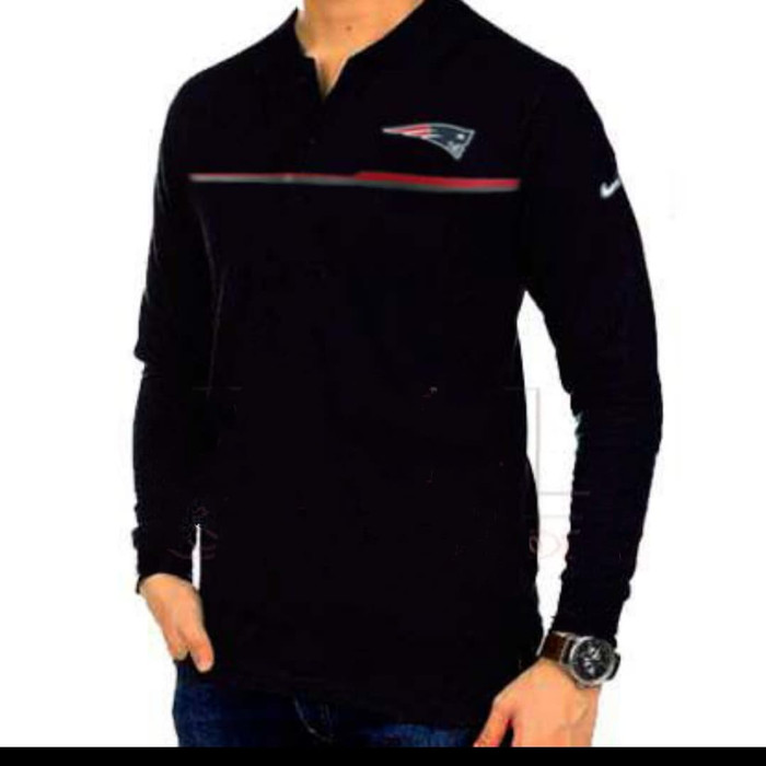 tshirt kaos Kerah Lengan panjang Nike Cardinal - High Quality