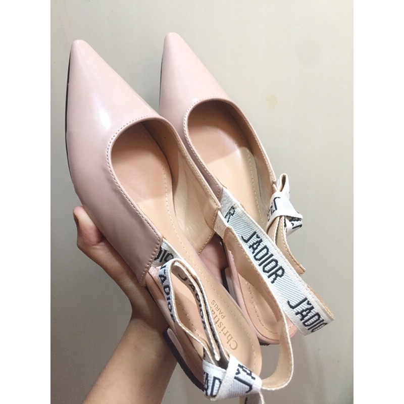 jadior slingback nude