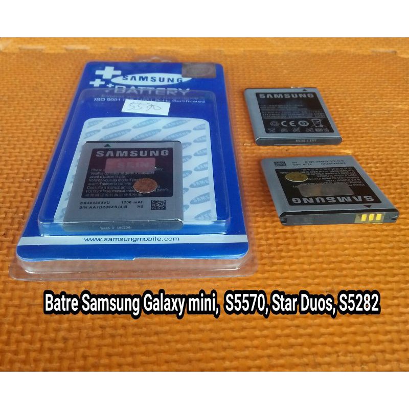batre samsung galaxy mini, S5570, star duos, S5282