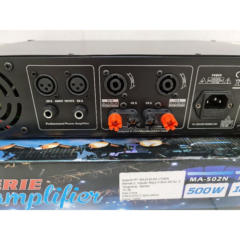 POWER MEGAVOX MA 2002N DESIGNED IN USA