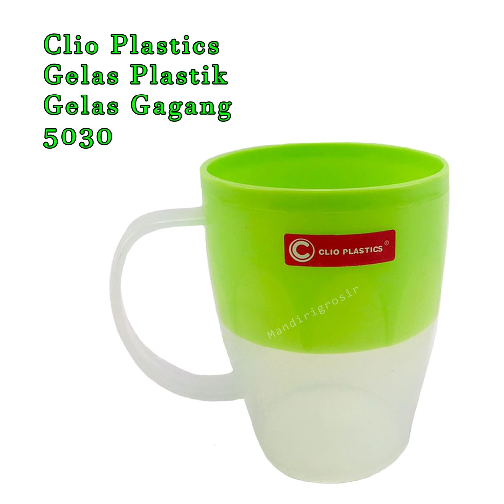 Gelas Plastik * Clio Plastics * Gelas Gagang * 5030