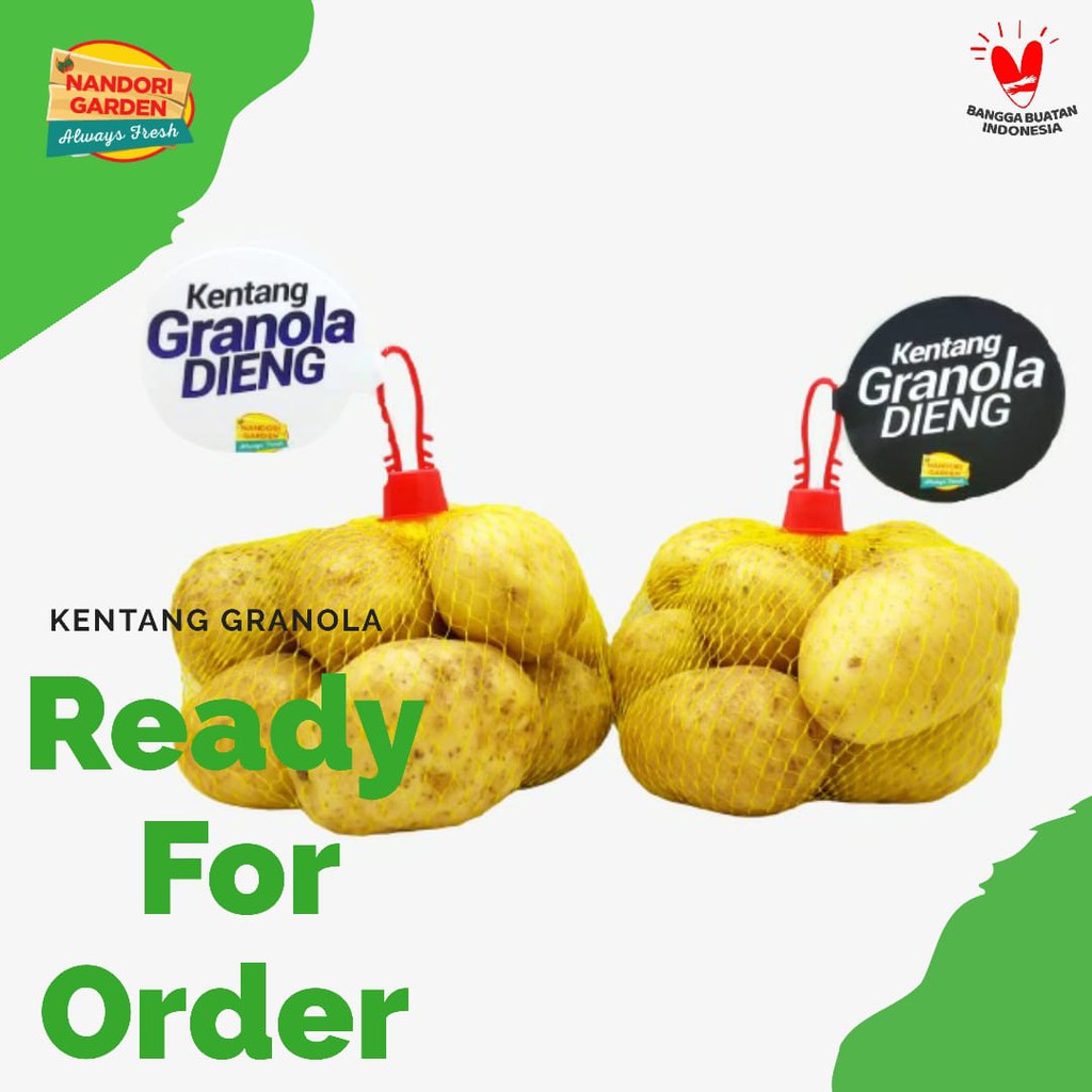 

Nandori Garden Kentang Dieng/ Kentang Ungu/Kentang Merah Super