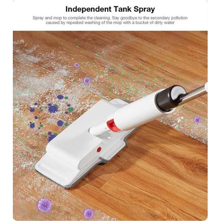 Deerma 2in1 Water Spray Ultra Mop Sapu Pel Semprot Sweeper TB900