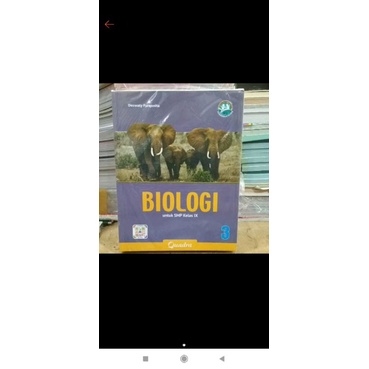 Biologi smp/mts kelas 1/7, 2/8, 3/9 revisi K13 quadra-smp 3