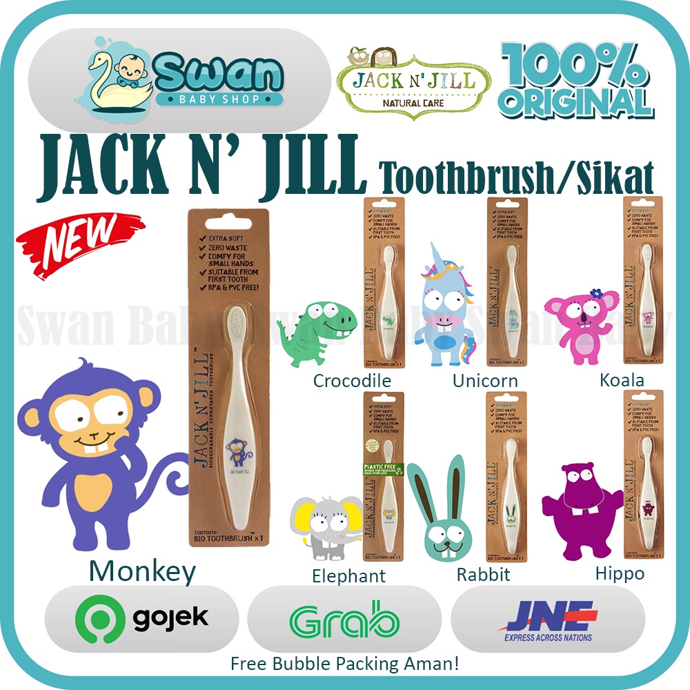 Jack N' Jill Bio Toothbrush / Sikat Gigi Jack n Jill