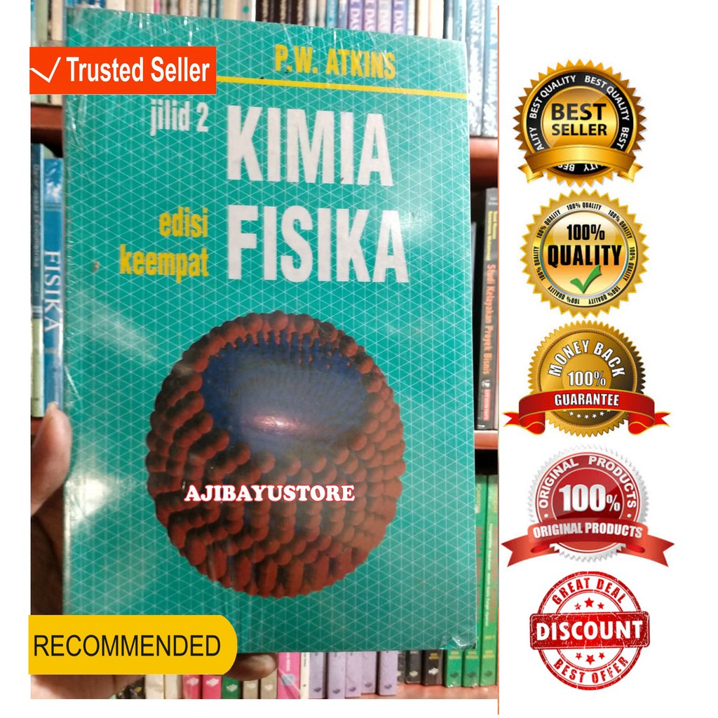 ORIGINAL BUKU KIMIA FISIKA JILID 2 EDISI KEEMPAT P W Atkins Erlangga