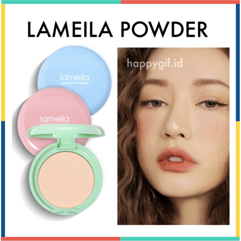 LAMEILA Makaron Powder Bedak Professional Brand Pressed Mineral LA110 5046