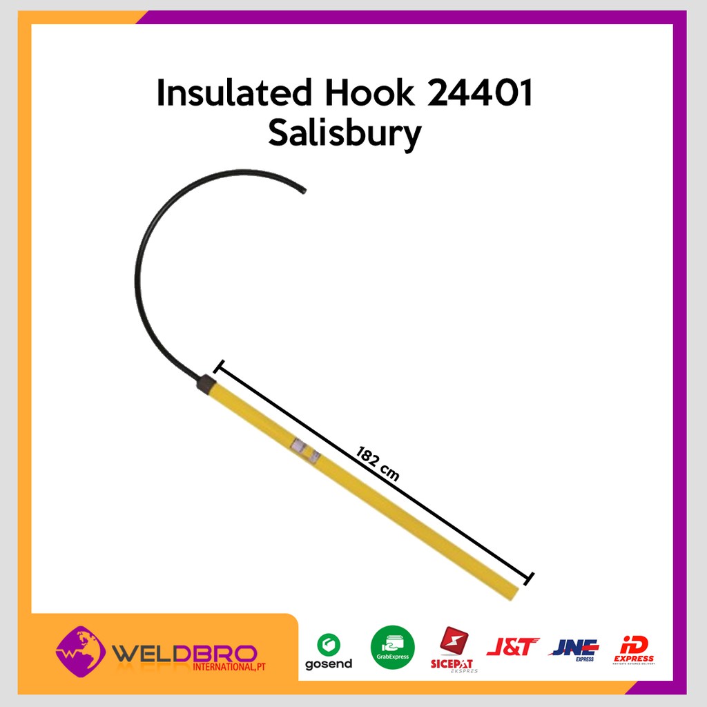 Jual Salisbury 24401 Body Rescue Hook 6 ft Insulated Hook for
