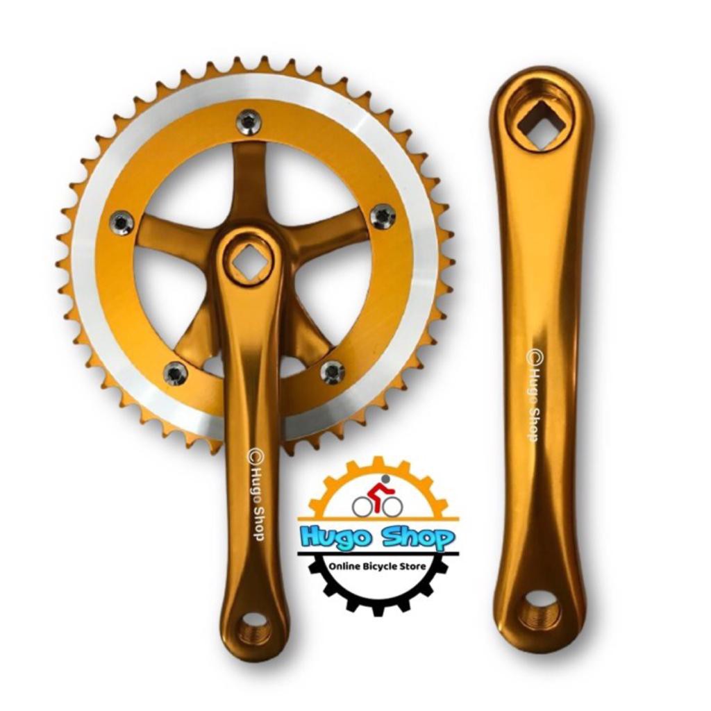 Crank Sepeda 46T Viva Alloy Gold