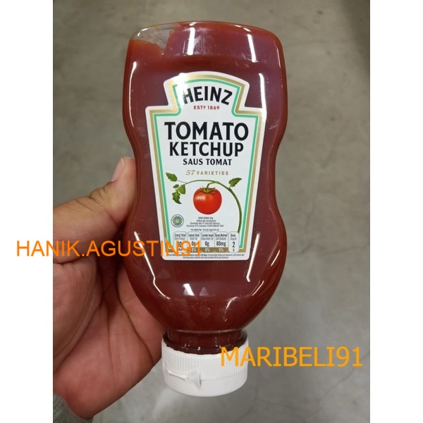 

Saus Tomat Heinz / Heinz Saos Tomat 325gr / Tomato Ketchup Heinz 325gr MB91