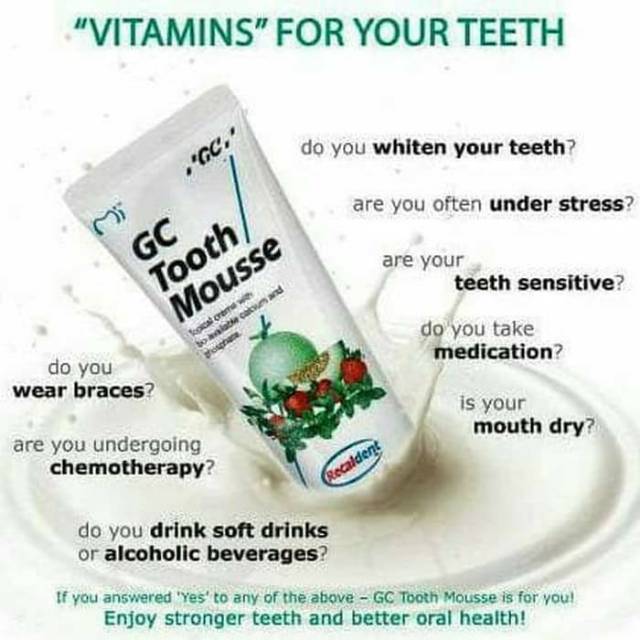 GC Tooth mousse PLUS / GC toothmousse PLUS Untuk 6 Tahun ke Atas