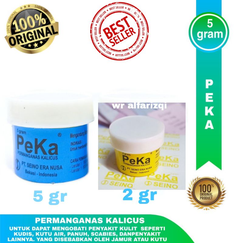 SERBUK PK / PEKA 2G/5G / SERBUK KRISTAL PERMANGANAS KALIKUS /PEKA SEINO /ORIGINAL