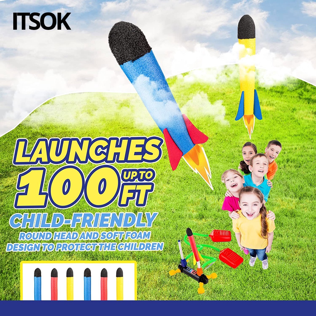 ITSOK TOY ROCKET LAUNCHER / MAINAN ROCKET / DUEL ROCKET LAUNCHER