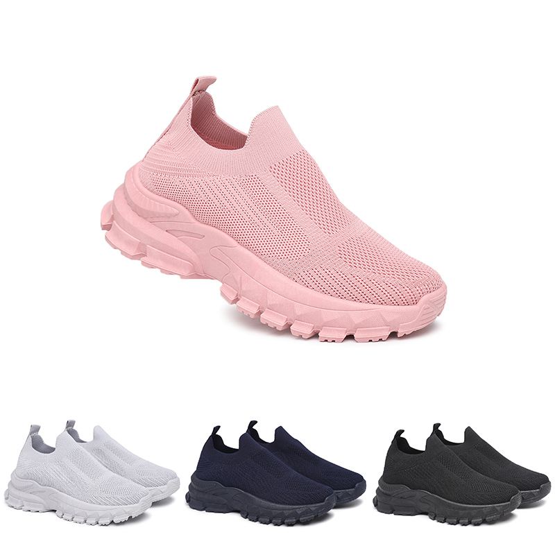 [GROSIR][COD] SEVEN_DAY SEPATU RAJUT SLIP ON WANITA OLAHRAGA TANPA TALI SPORT SHOES PINK FZ-189